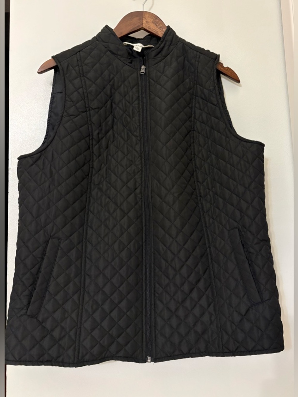 Tantrums Black Quilted Women's Vest Size: XL